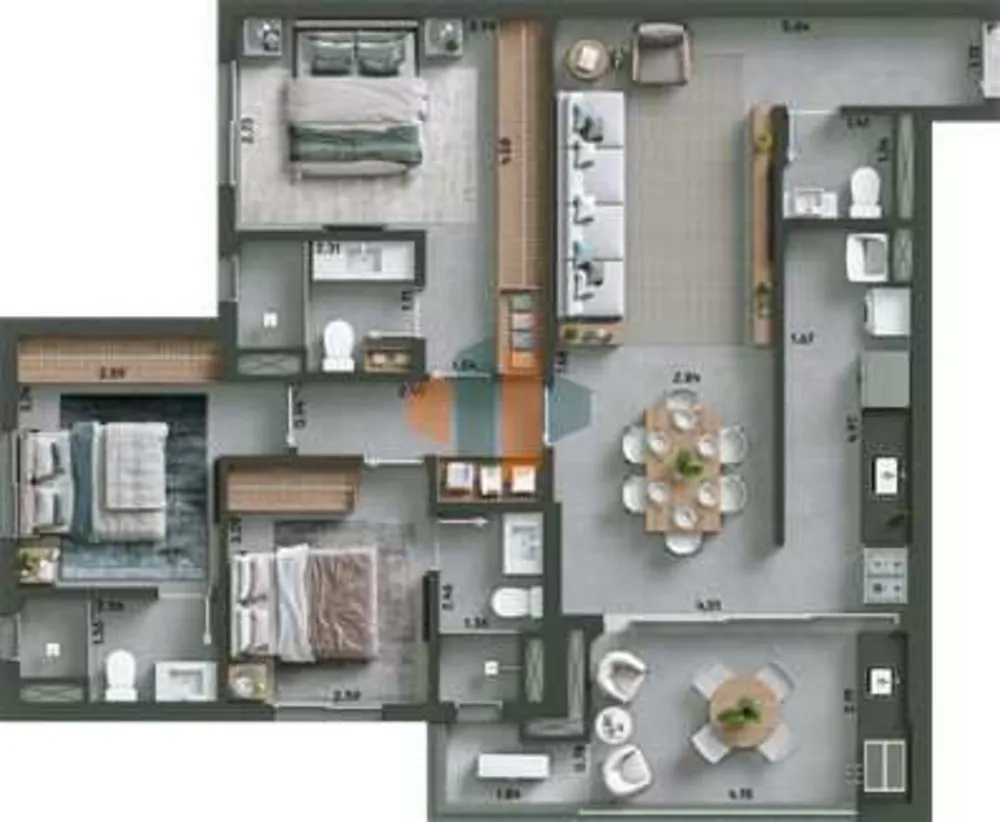 Apartamento, 3 quartos, 106 m² - Foto 13