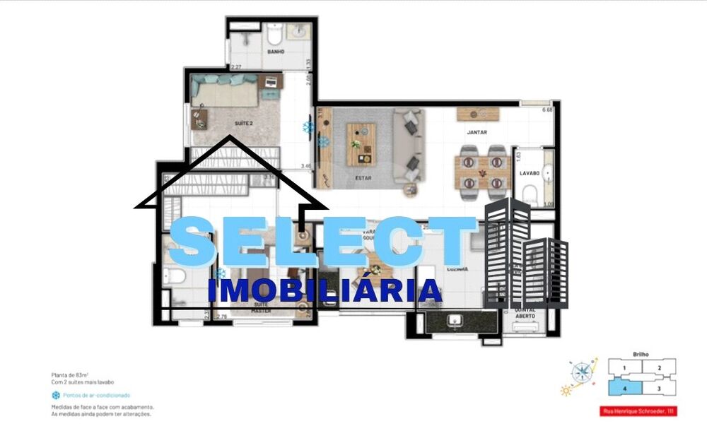 Apartamento, 2 quartos, 83 m² - Foto 28