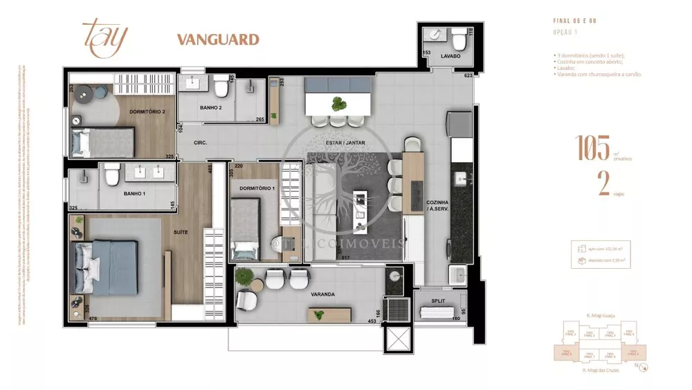 Apartamento, 2 quartos, 105 m² - Foto 5