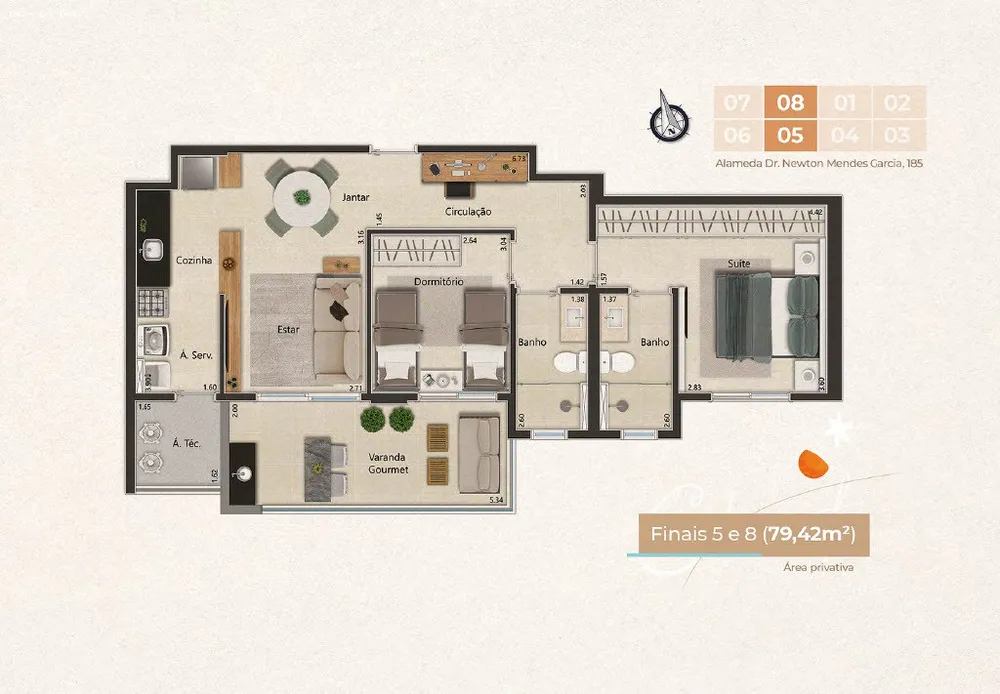 Apartamento, 2 quartos, 77 m² - Foto 12