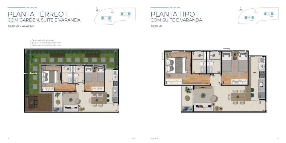 Apartamento, 2 quartos, 51 m² - Foto 12