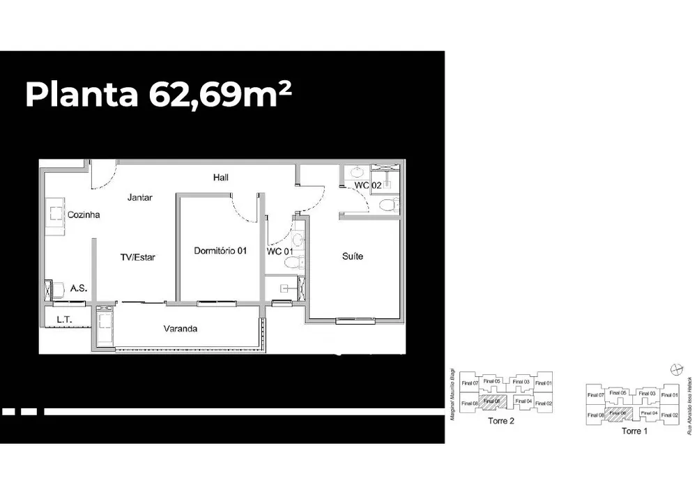 Apartamento, 2 quartos, 63 m² - Foto 7