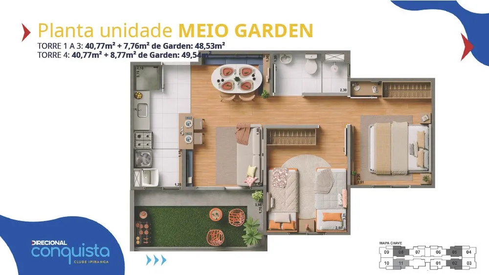 Apartamento, 2 quartos, 42 m² - Foto 12