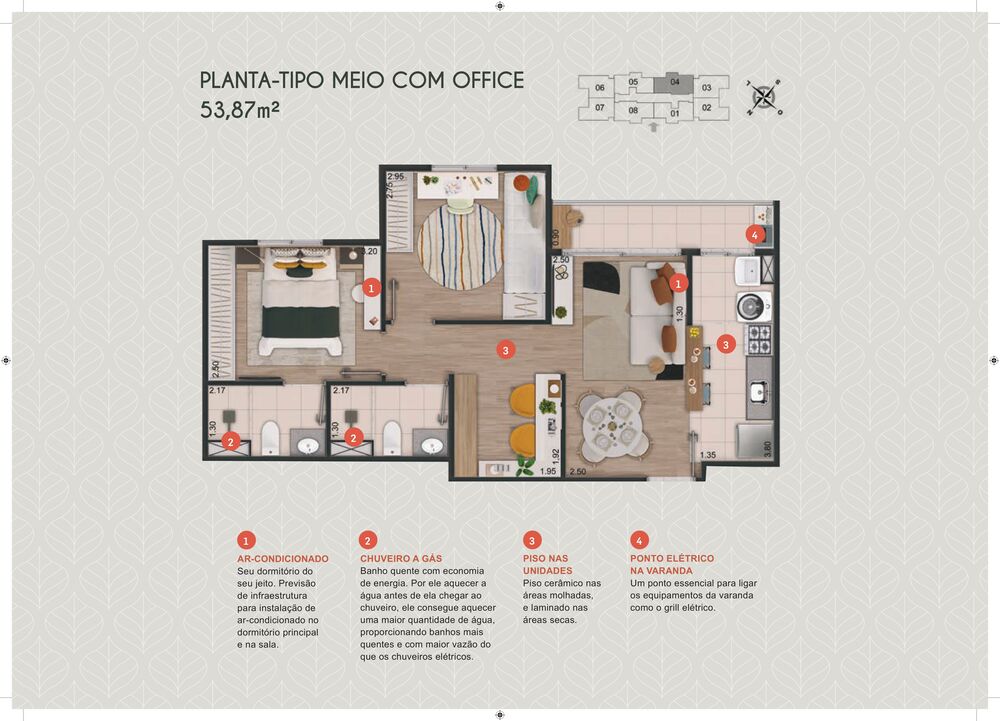 Apartamento à venda com 2 quartos, 53m² - Foto 19