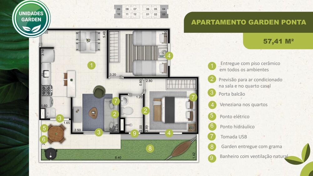 Apartamento à venda com 2 quartos, 47m² - Foto 16