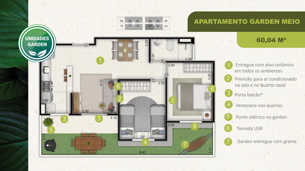 Apartamento à venda com 2 quartos, 47m² - Foto 7