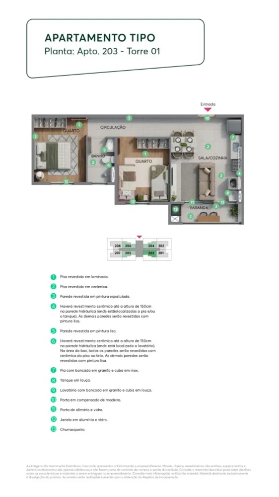 Apartamento, 2 quartos, 48 m² - Foto 16
