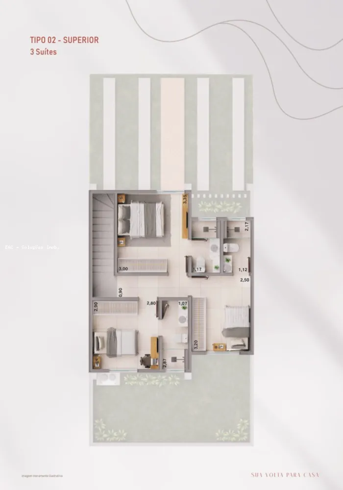 Casa de Condomínio, 3 quartos - Foto 10