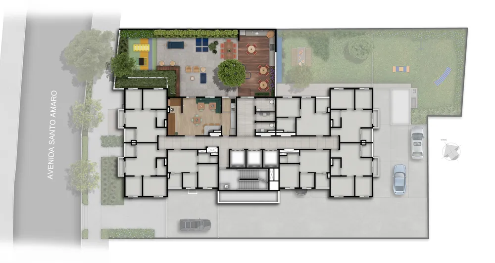 Apartamento, 2 quartos, 37 m² - Foto 2