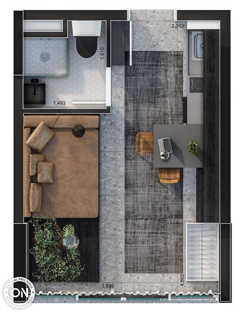Casa, 1 quarto, 63 m² - Foto 18