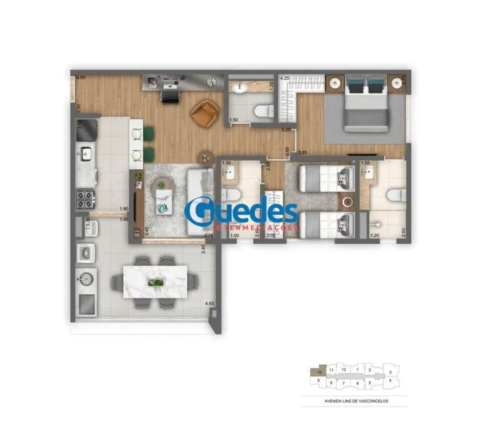Apartamento, 2 quartos, 62 m² - Foto 19