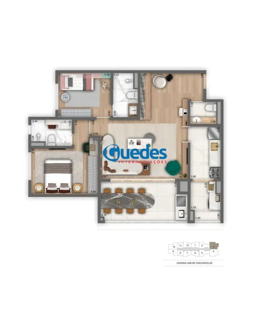 Apartamento, 2 quartos, 62 m² - Foto 23