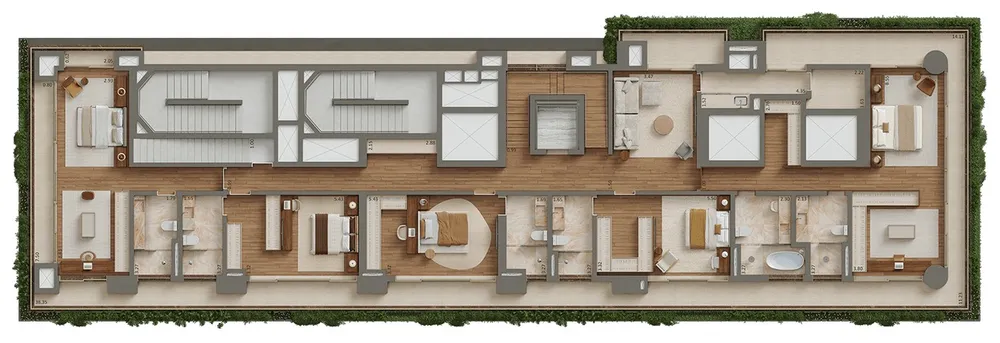 Apartamento, 4 quartos, 357 m² - Foto 2