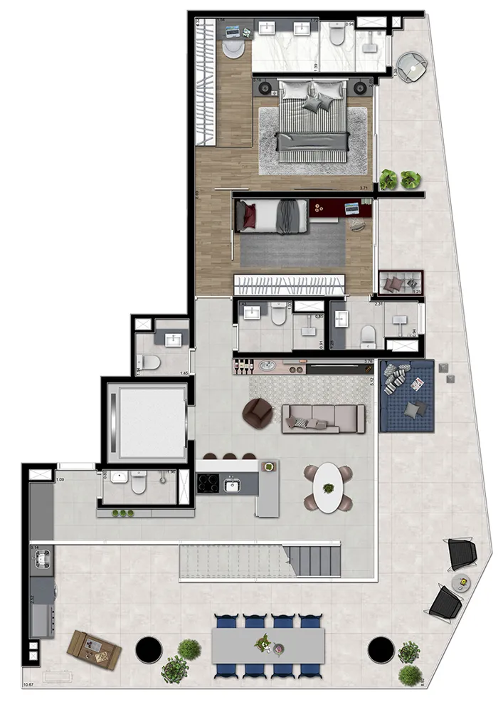 Casa, 1 quarto, 115 m² - Foto 2
