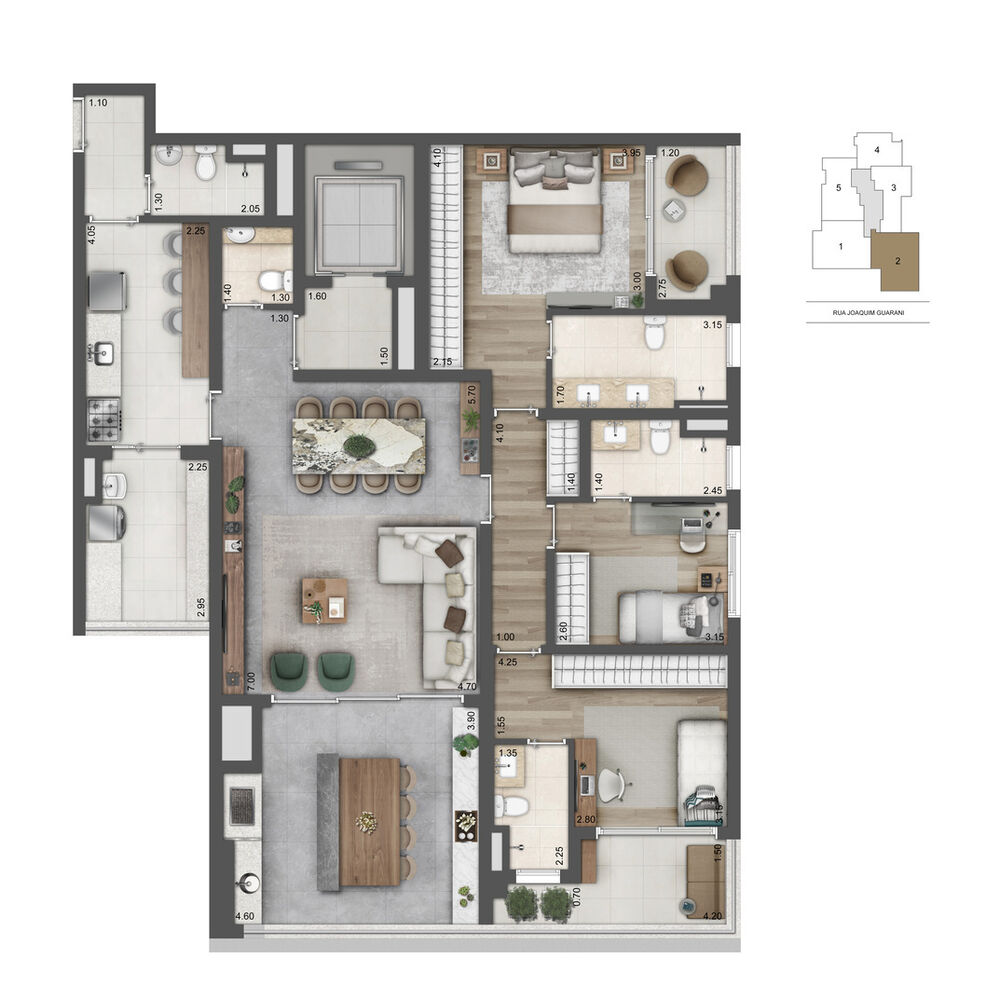 Apartamento, 3 quartos, 156 m² - Foto 13