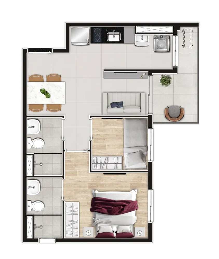 Apartamento, 1 quarto, 24 m² - Foto 8