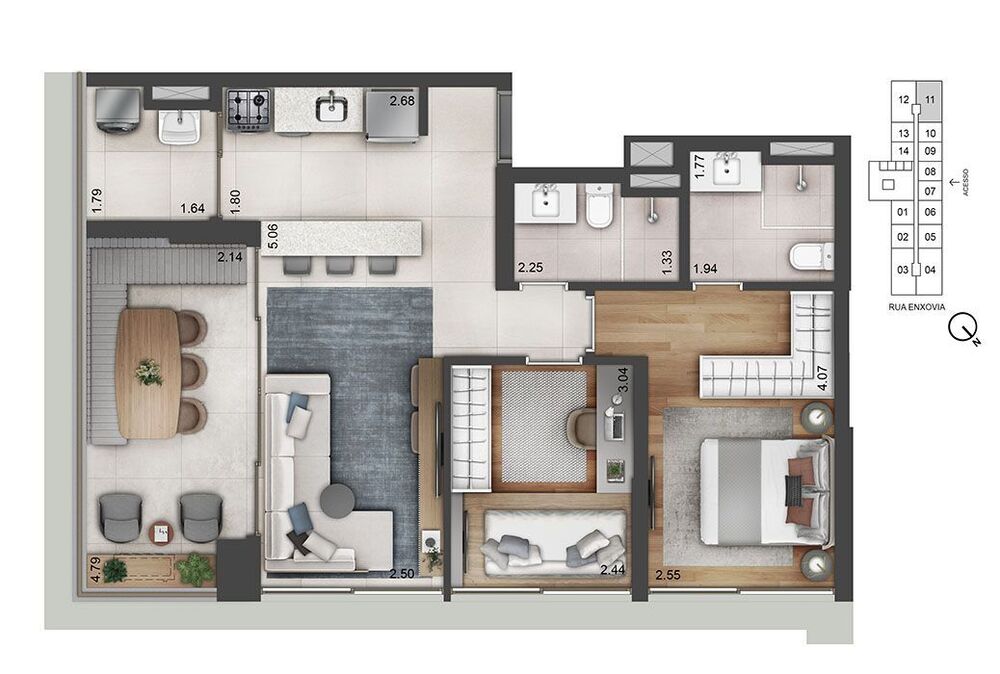 Casa, 2 quartos, 262 m² - Foto 9
