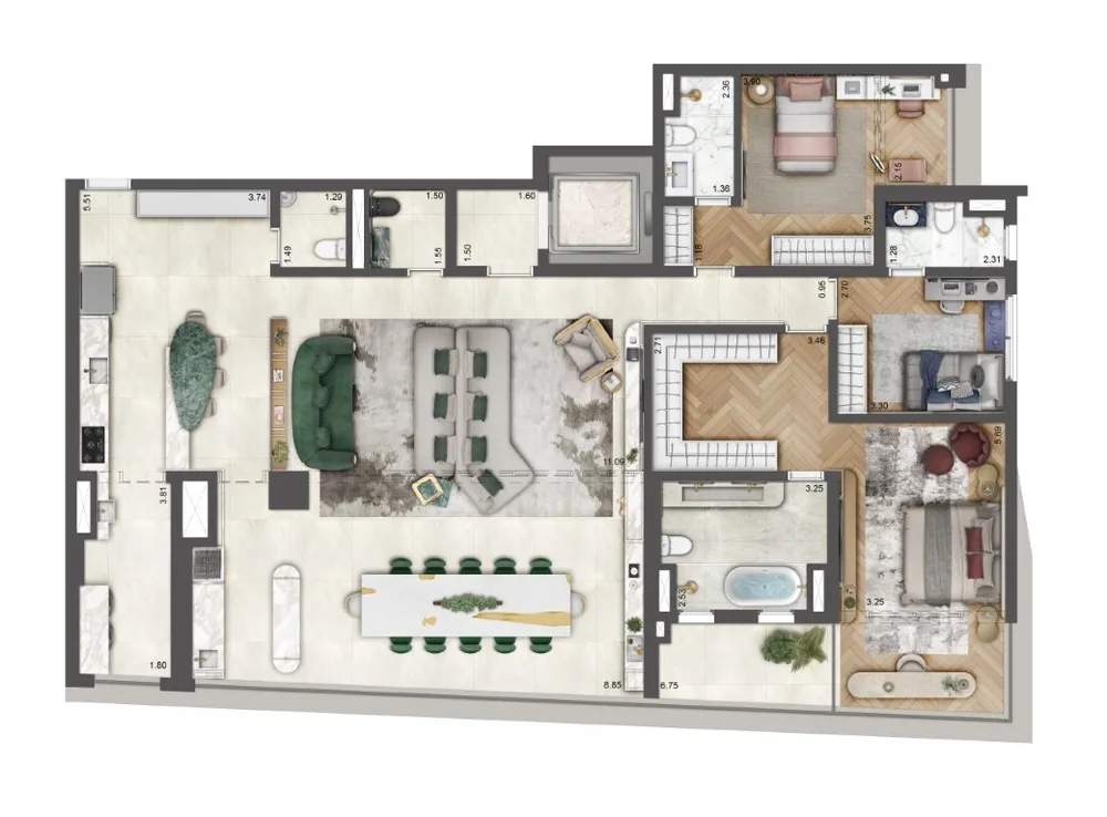 Apartamento, 4 quartos, 199 m² - Foto 6