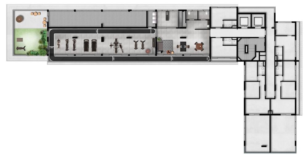Cobertura à venda com 1 quarto, 159m² - Foto 1