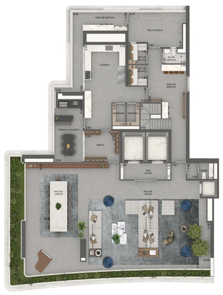 Apartamento, 4 quartos, 372 m² - Foto 15