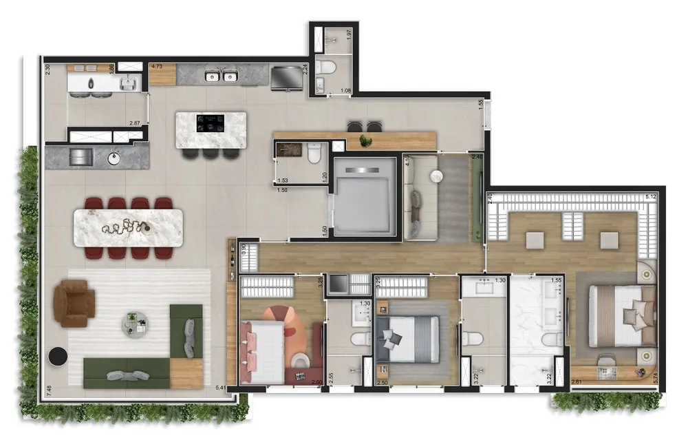 Apartamento, 3 quartos, 123 m² - Foto 9