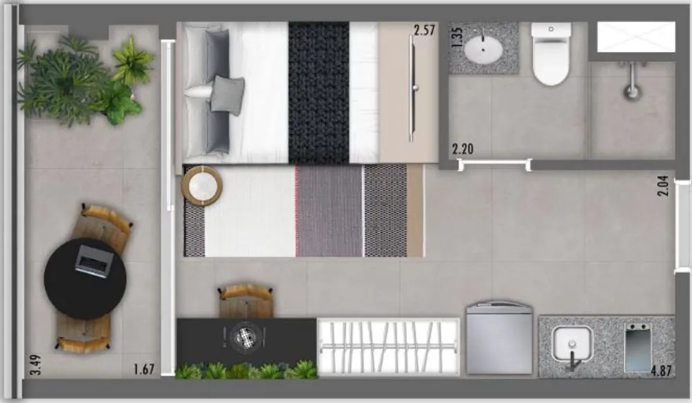 Apartamento, 1 quarto, 24 m² - Foto 11