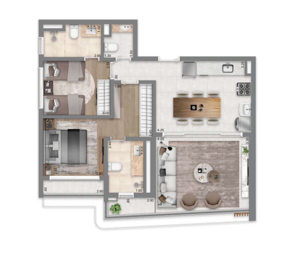 Apartamento, 3 quartos, 84 m² - Foto 22