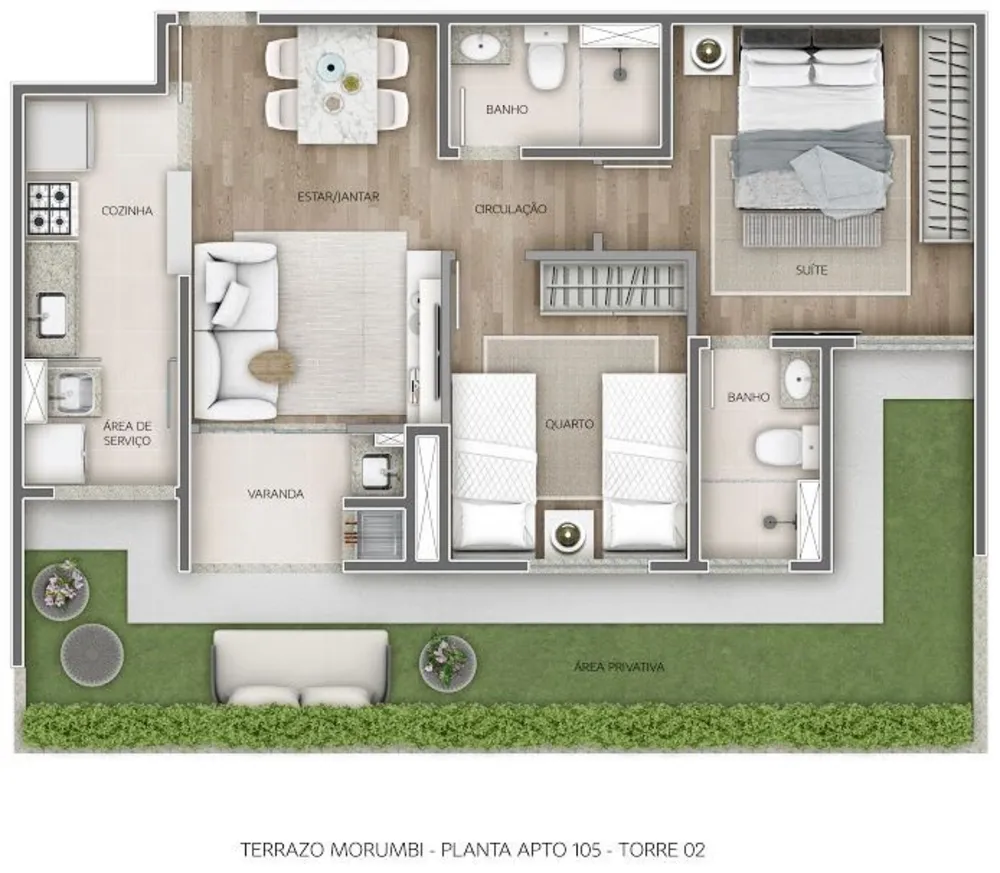 Apartamento, 2 quartos, 50 m² - Foto 7