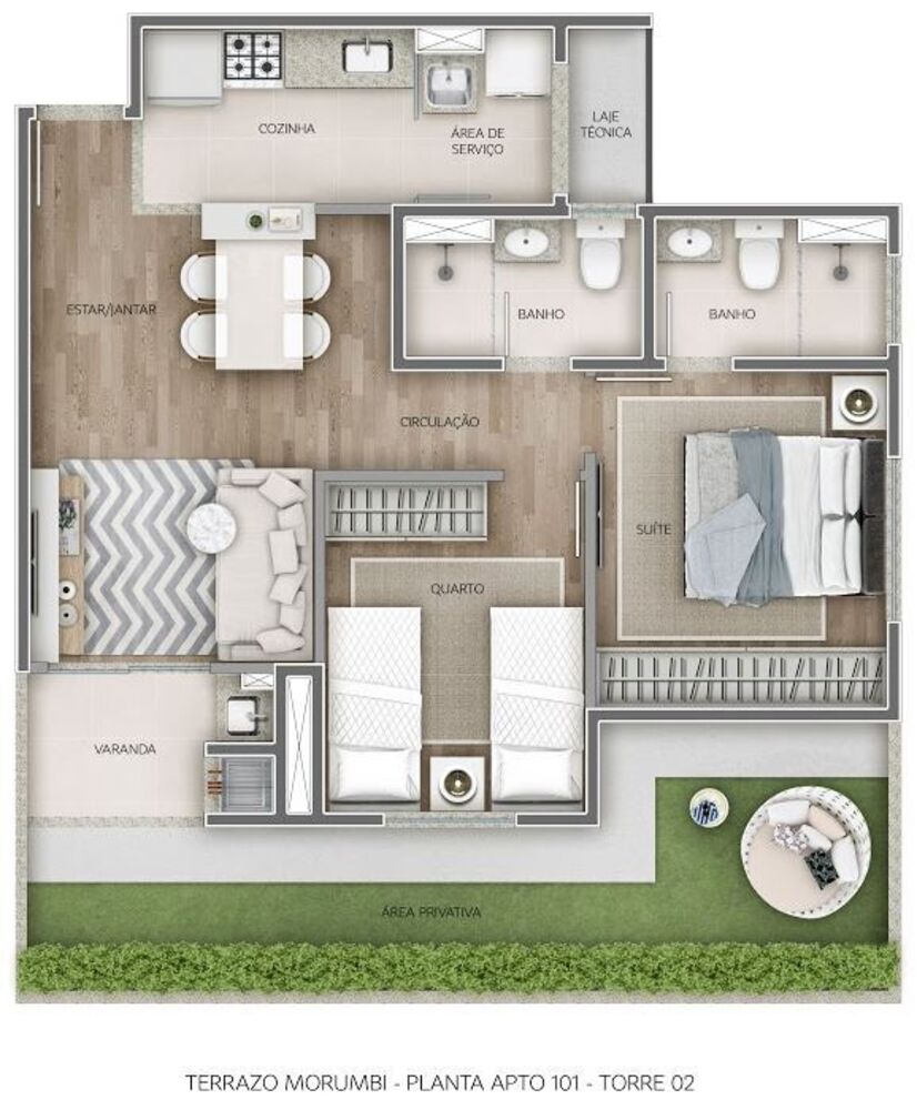 Apartamento, 2 quartos, 50 m² - Foto 6