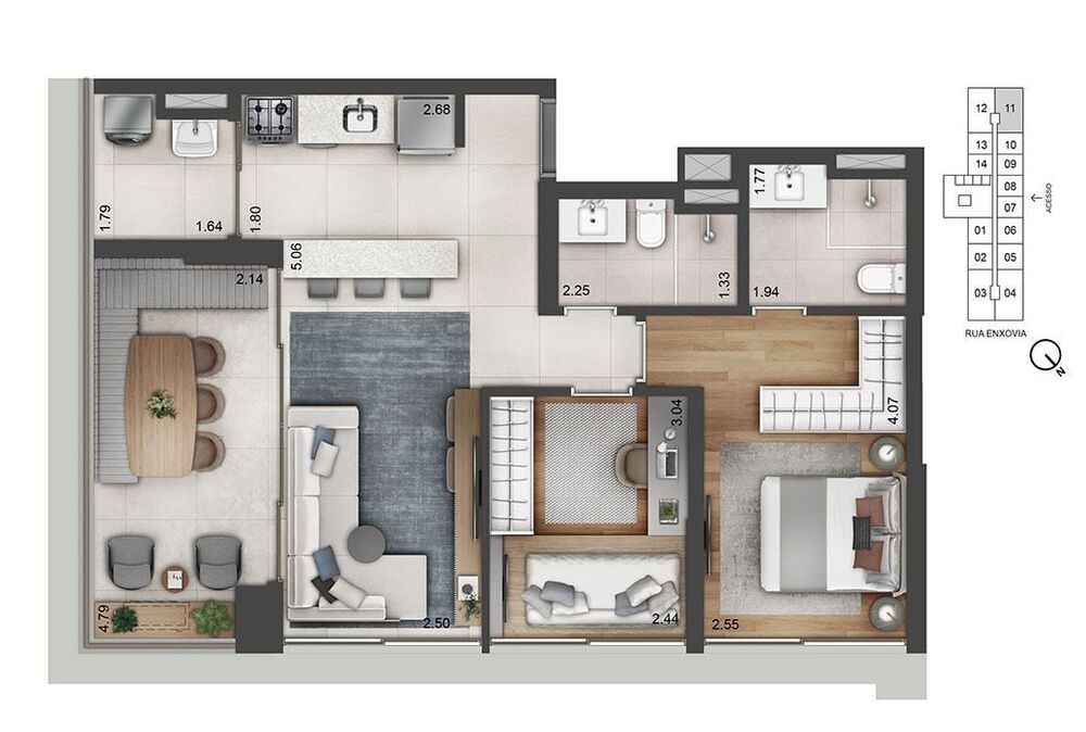 Casa, 2 quartos, 120 m² - Foto 10