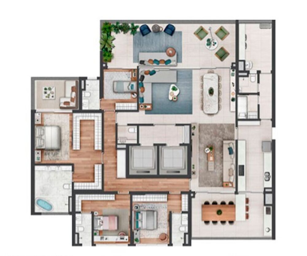 Apartamento, 4 quartos, 186 m² - Foto 7