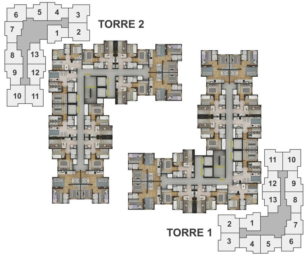 Apartamento, 2 quartos, 40 m² - Foto 2
