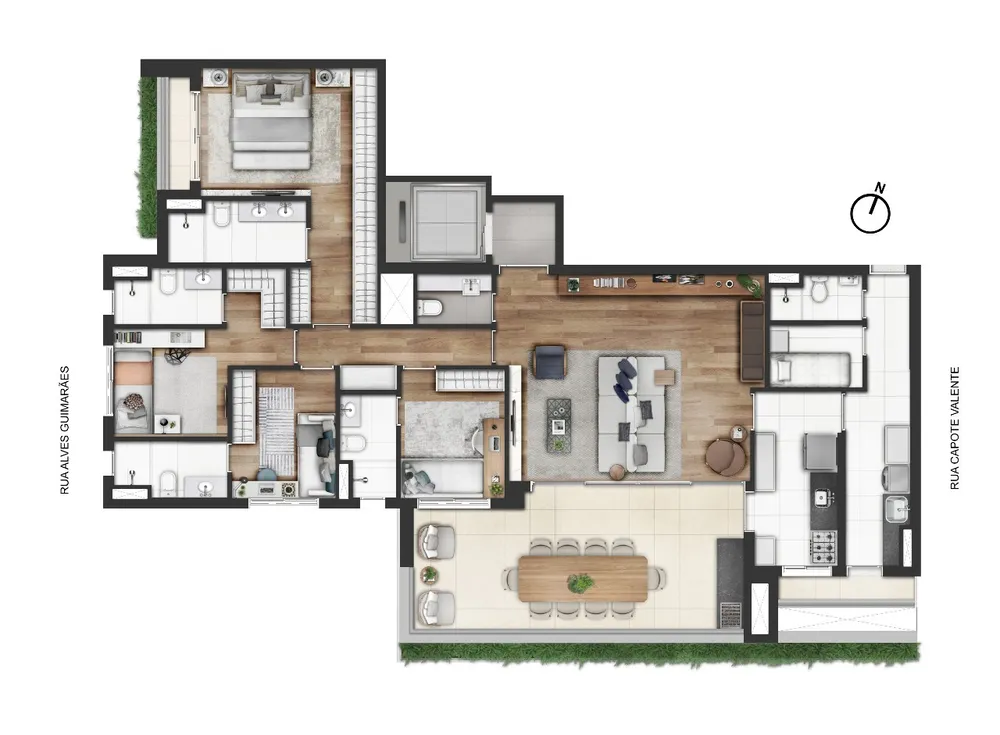 Apartamento, 4 quartos, 186 m² - Foto 8