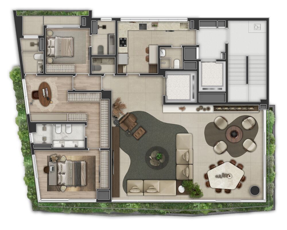 Apartamento, 3 quartos, 200 m² - Foto 7