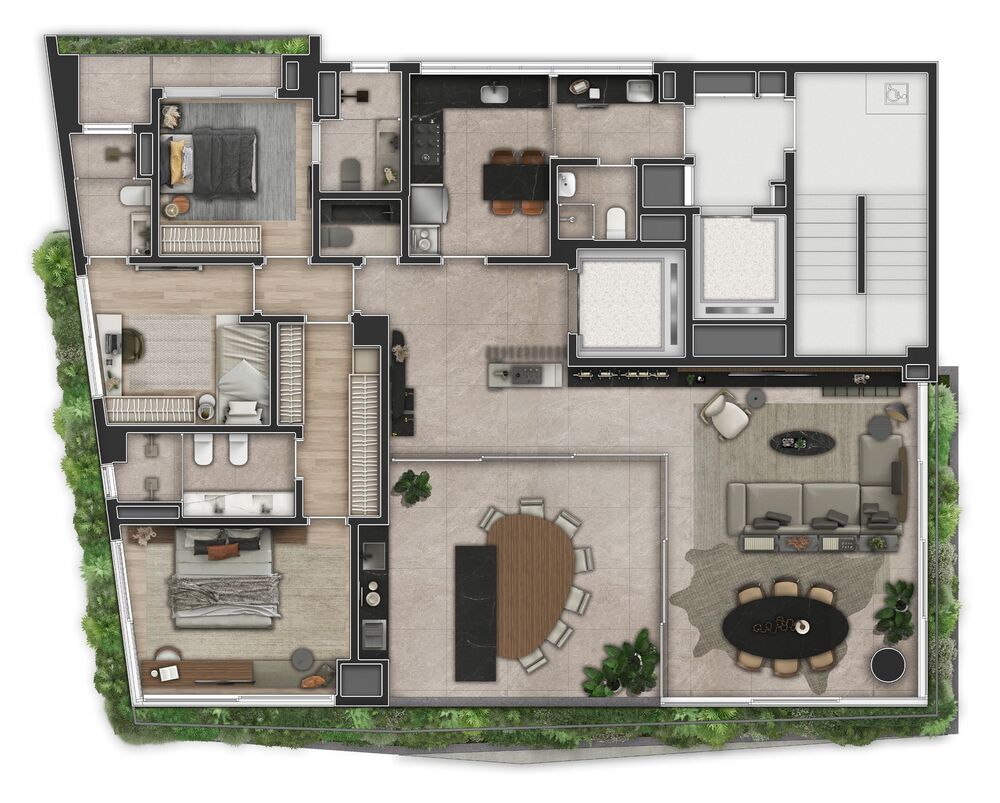 Apartamento, 3 quartos, 200 m² - Foto 9