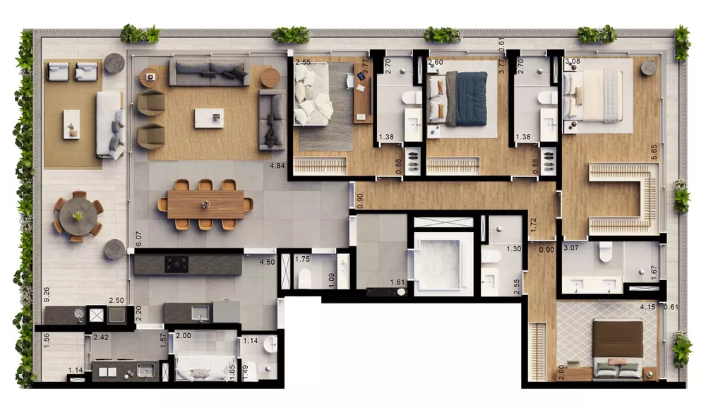 Apartamento, 2 quartos, 171 m² - Foto 23