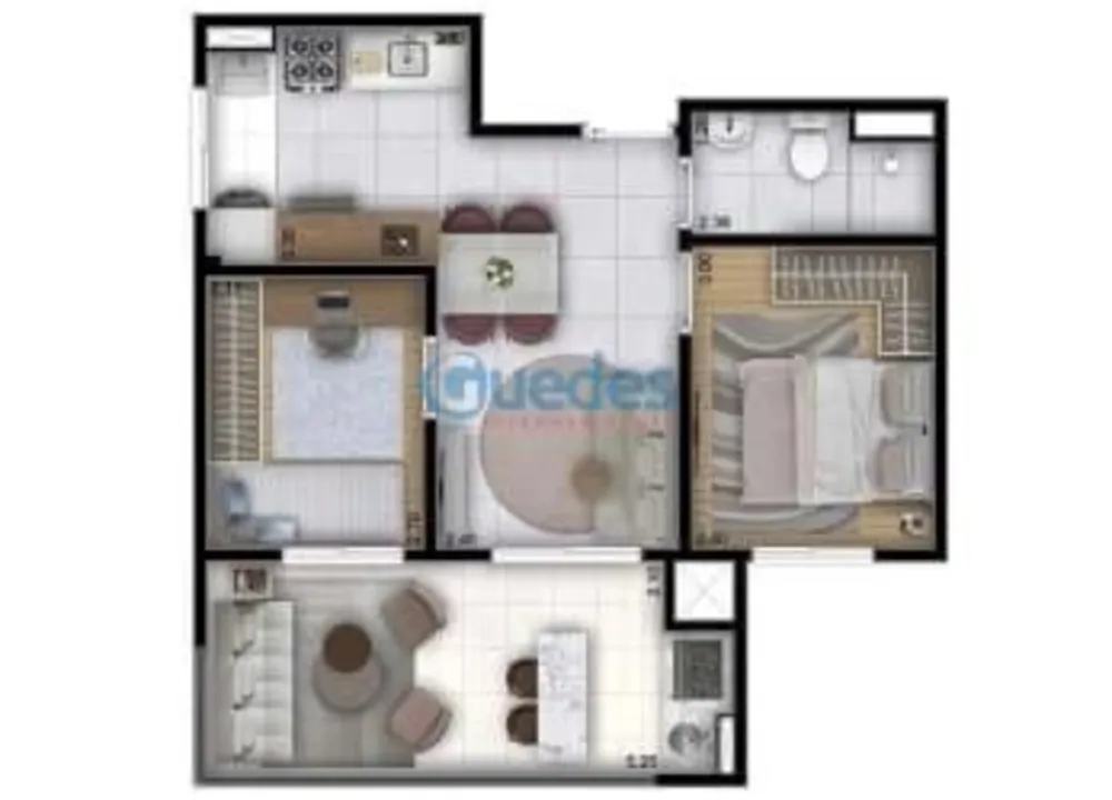 Apartamento, 2 quartos, 44 m² - Foto 30