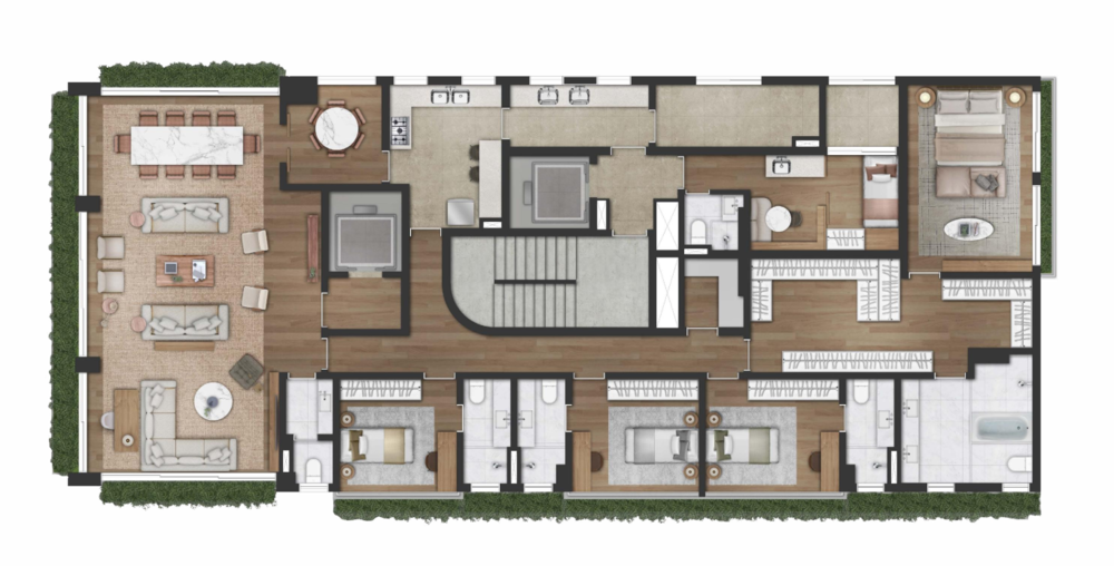 Apartamento, 4 quartos, 225 m² - Foto 2