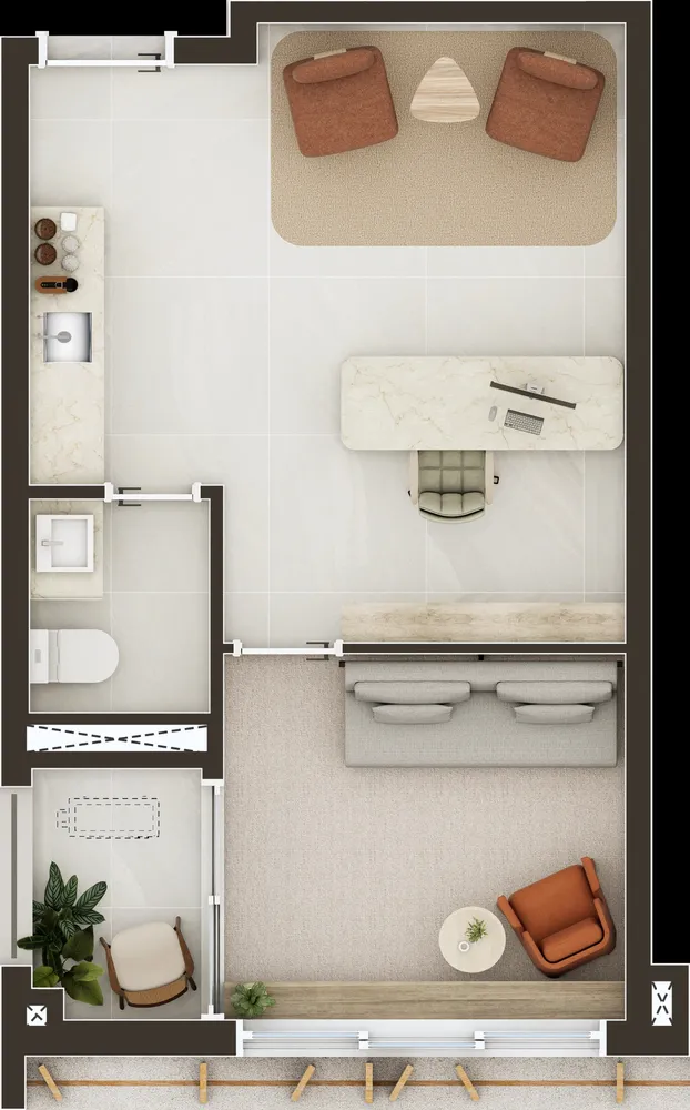 Sala-Conjunto, 73 m² - Foto 3
