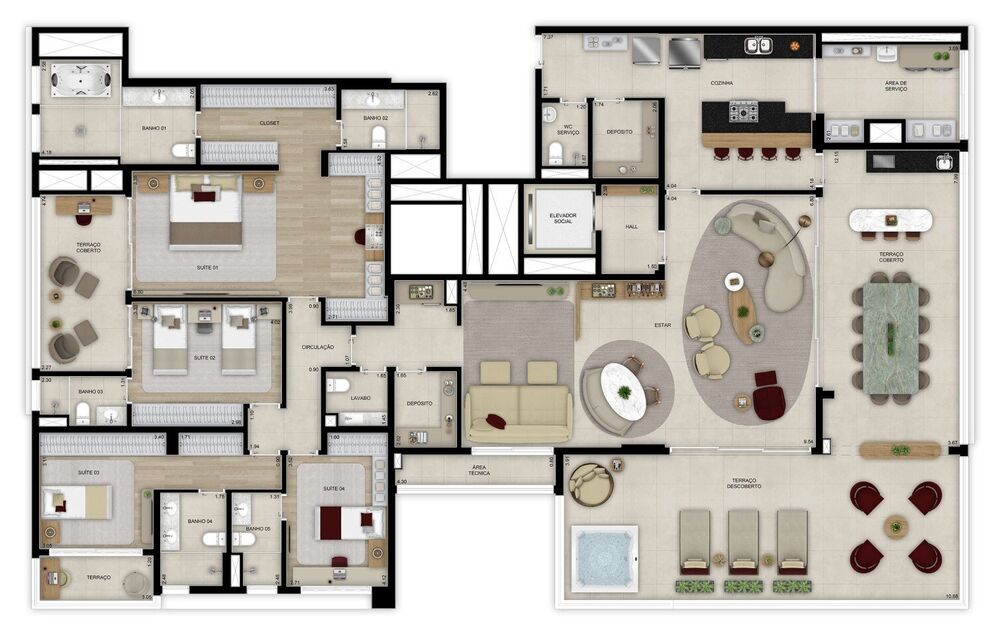 Apartamento, 3 quartos, 120 m² - Foto 11