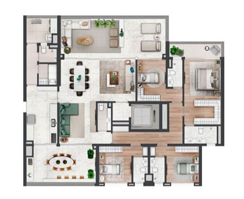 Apartamento, 3 quartos, 142 m² - Foto 4