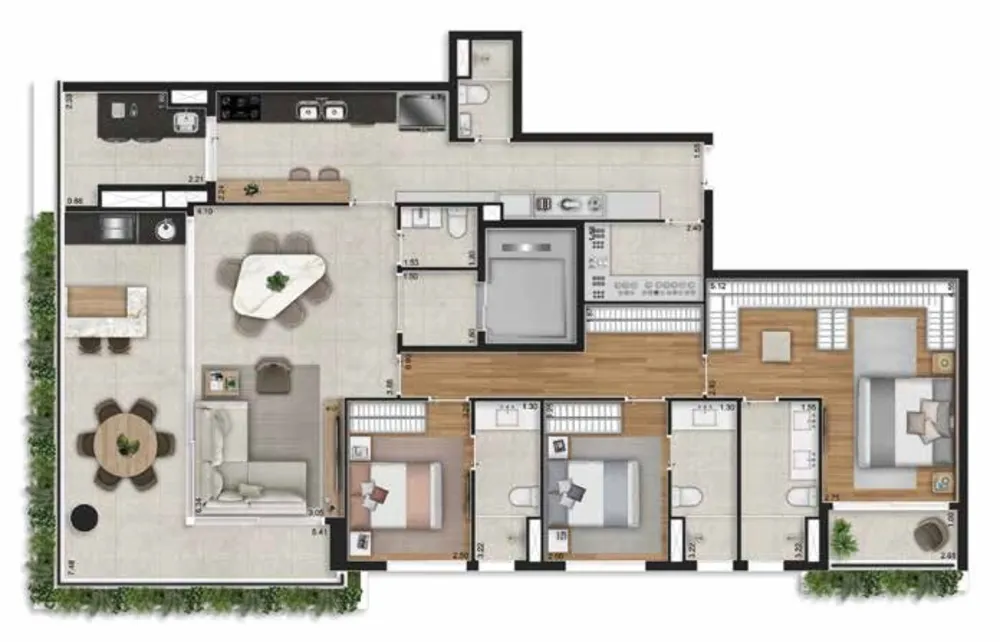 Apartamento, 3 quartos, 167 m² - Foto 8