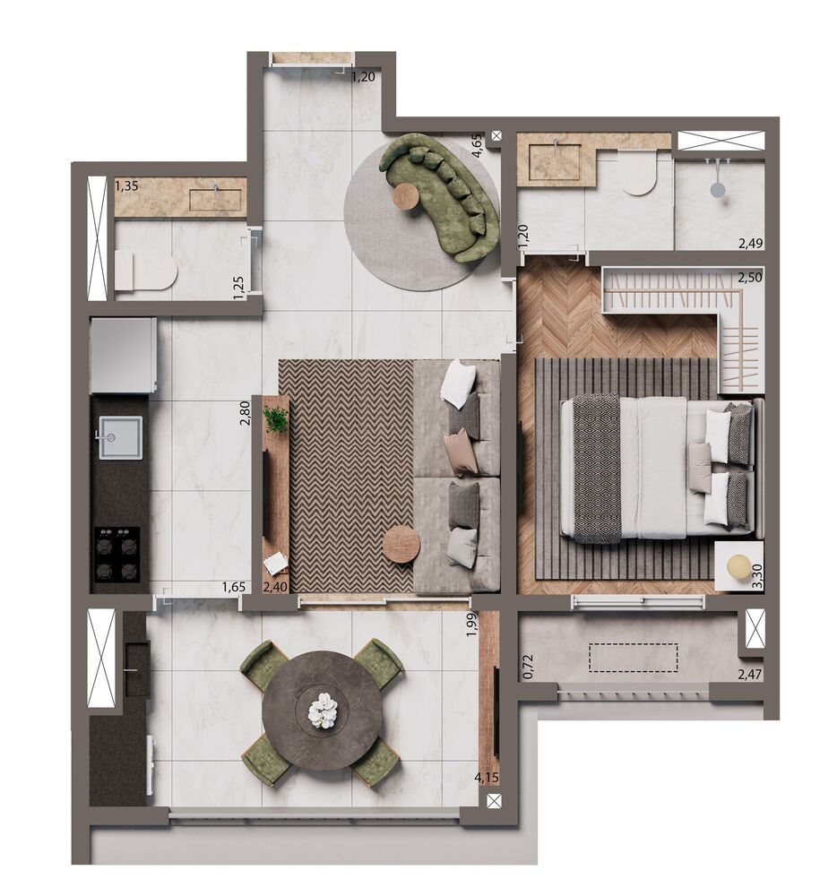 Apartamento, 3 quartos, 84 m² - Foto 22