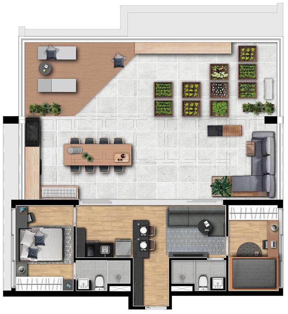 Casa, 2 quartos, 127 m² - Foto 11