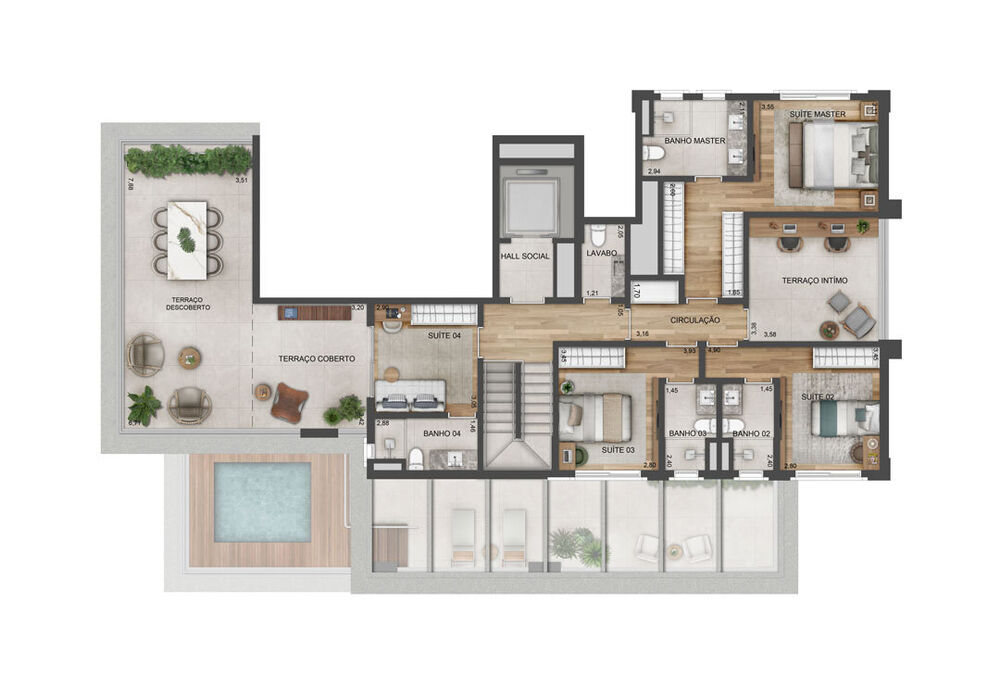 Apartamento, 3 quartos, 201 m² - Foto 12