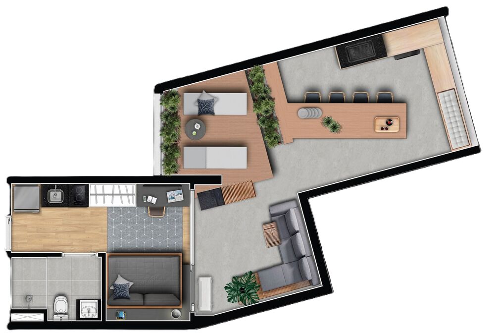 Apartamento, 2 quartos, 46 m² - Foto 6