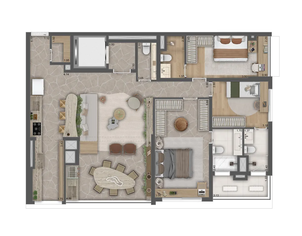 Casa, 3 quartos, 119 m² - Foto 4
