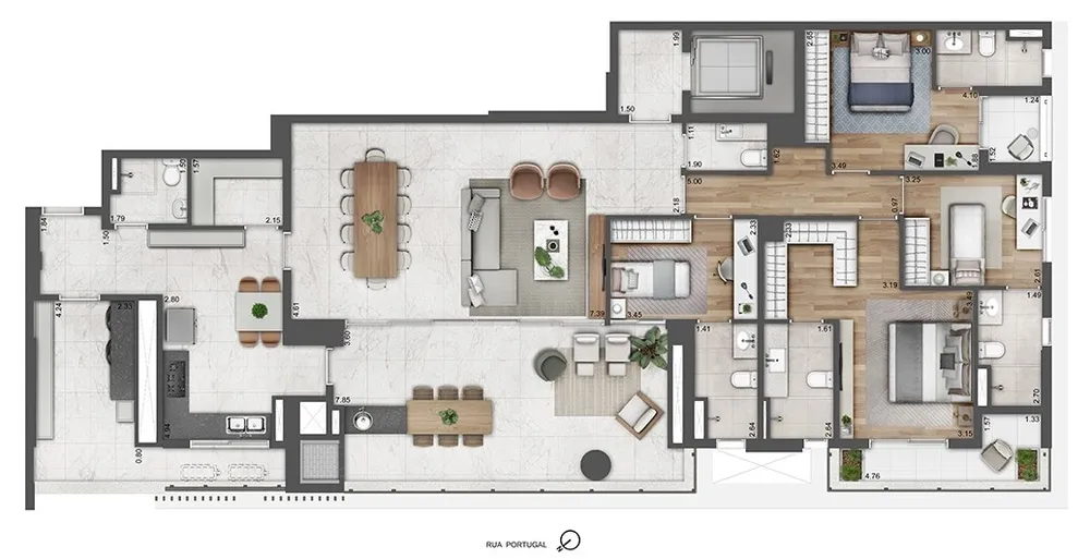 Apartamento, 4 quartos, 205 m² - Foto 4