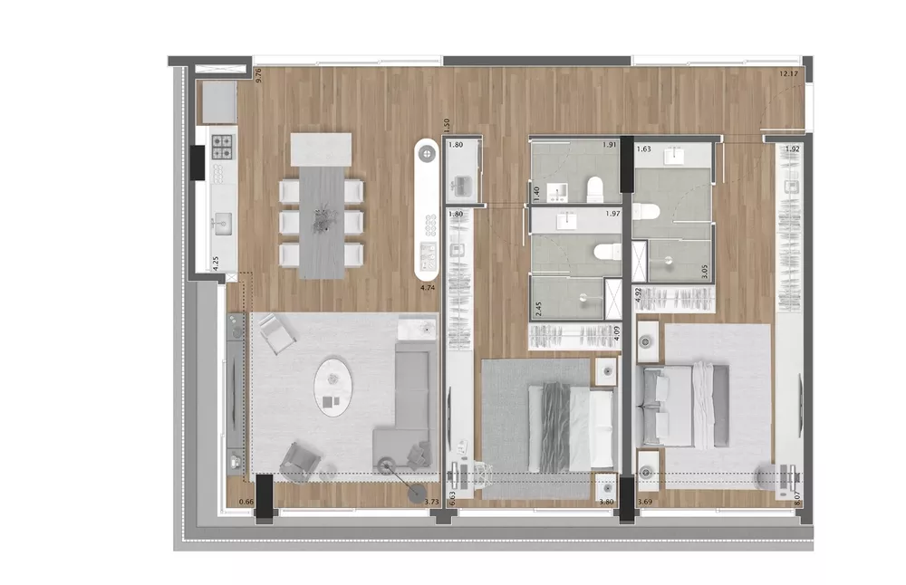 Casa, 1 quarto, 142 m² - Foto 11