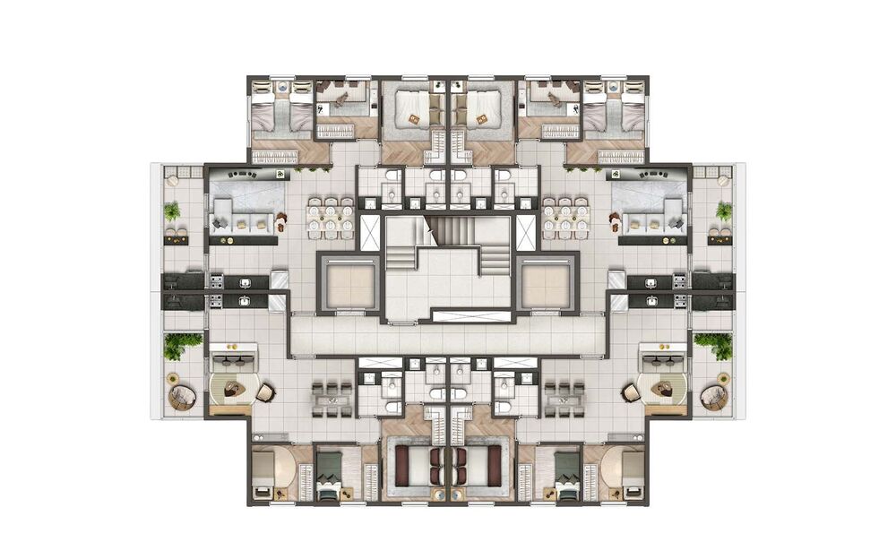 Apartamento à venda com 2 quartos, 45m² - Foto 1